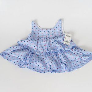 NWT Osh Kosh cotton ruffle dress 3T